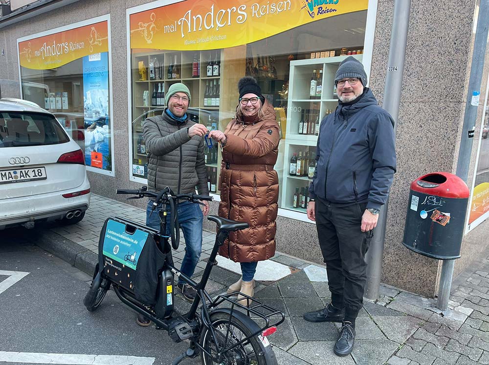 Schlüsselübergabe für Miriam in Sandhofen am 8.1.2025